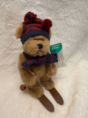 Ski Bear Plush by Russ “MOGUL” Winter Skiing 8” Brown Bear